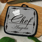 Personalized Chef Pot Holder U617442